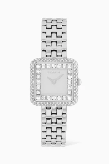 Cass Crystals Quartz Watch, 24mm