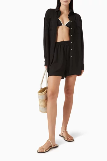 قميص ميكا شفاف