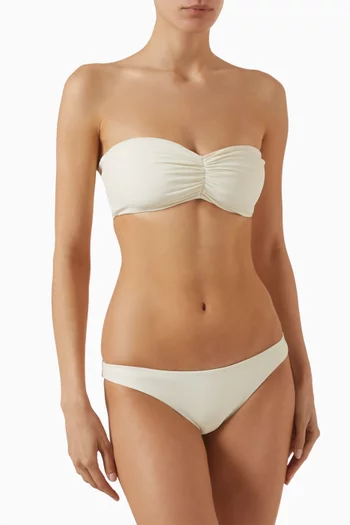 Ava Matte Bandeau Bikini Top