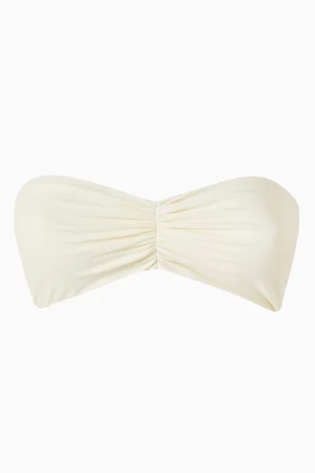 Ava Matte Bandeau Bikini Top