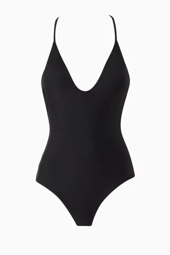 All-in-One Matte One-piece Swimsuit