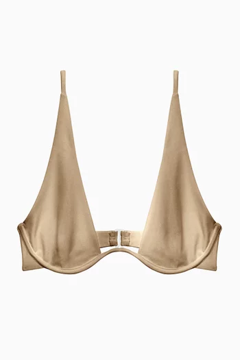 قطعة بيكيني علوية بالوما قماش غير لامع