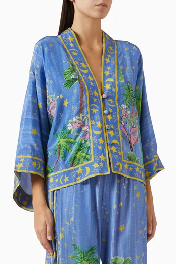 Noche Top in Viscose Blend