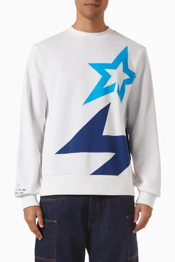 سويت شيرت ريسر قطن بيرفكت مومنت × فريق بي دبليو تي ألباين