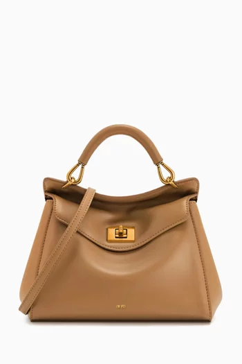 Lucia Classic Top Handle Bag in Vegan Leather