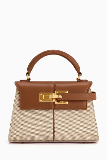 Elise Top-handle Bag in Canvas