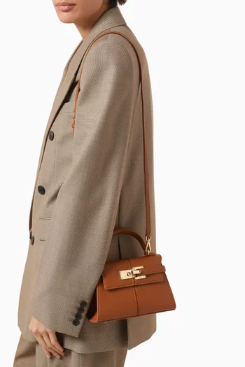 Elise Top-handle Bag in Vegan Leather