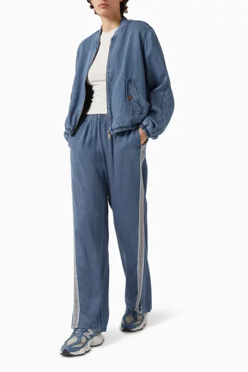 Lykke Lexi Bomber Jacket in Denim