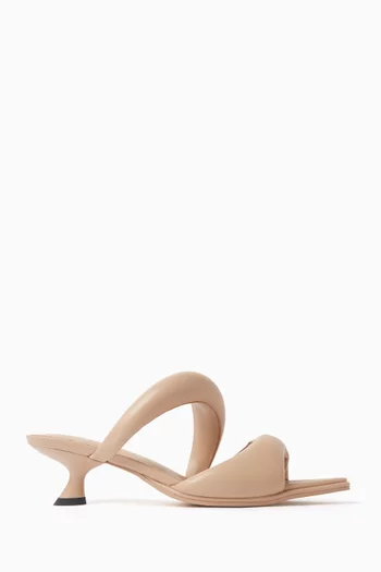 Sara 50 Mules in Vegan Leather