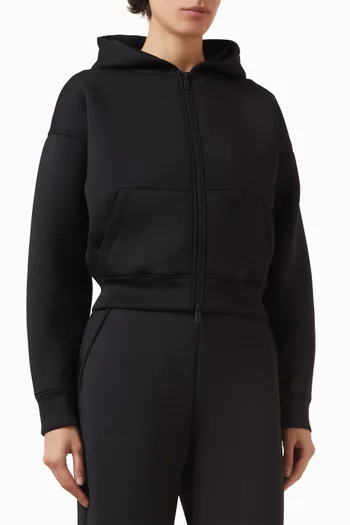 Spacer Zip Through Hoodie