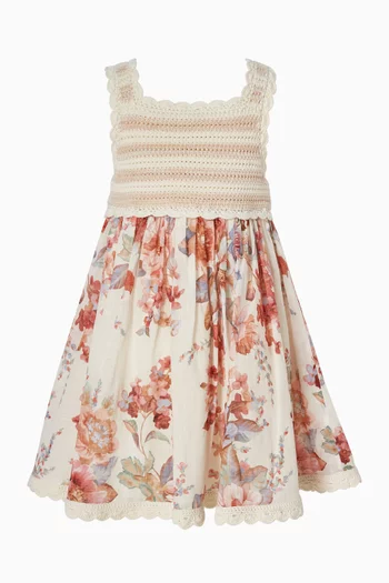 فستان أويكن مزيج قطن