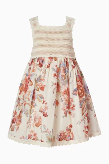 فستان أويكن مزيج قطن