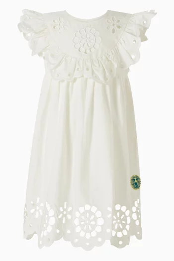 Awaken Dress in Broderie Cotton