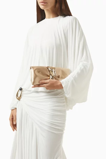 Oasis Clutch in Satin