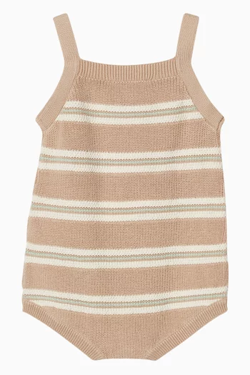 Wildings Stripe Knitted Romper