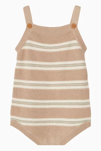 Wildings Stripe Knitted Romper