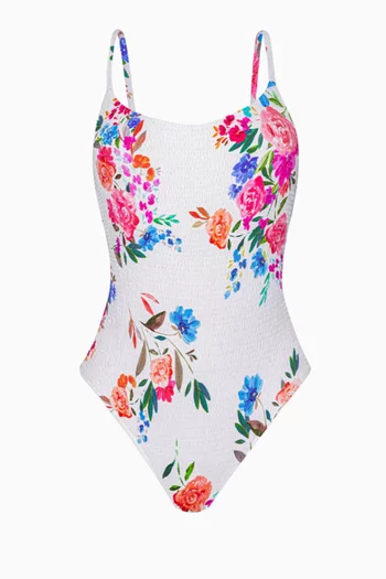 لباس سباحة إيلودي قطعة واحدة بكشكش