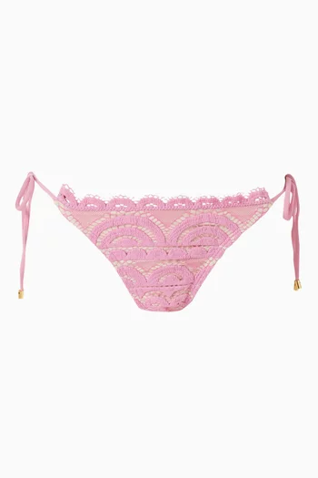 Tie-side Bikini Briefs in Lace