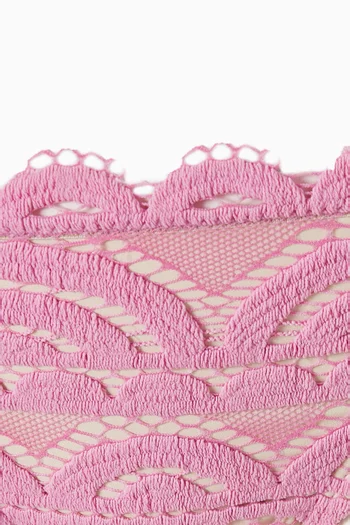 Fanned Bikini Briefs in Lace