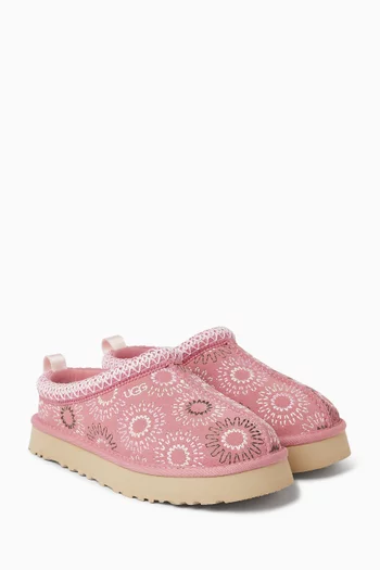 Tazz Sun Stitch Slippers in Suede