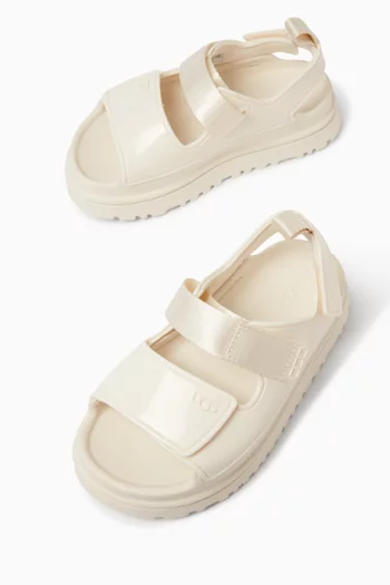 Goldenglow Glossy Sparkles Sandals