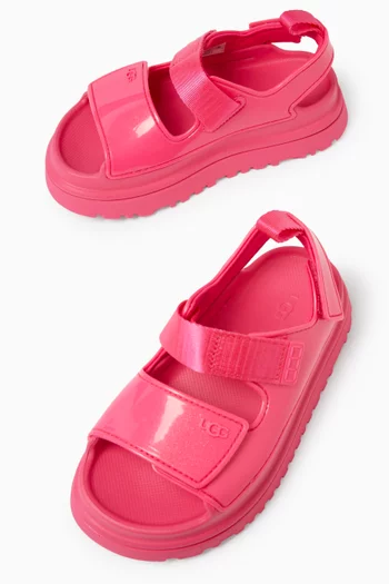 Goldenglow Glossy Sparkles Sandals