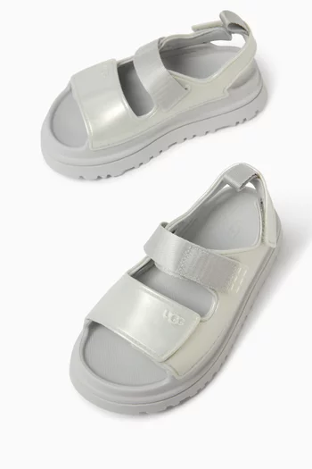 Goldenglow Glossy Sparkles Sandals