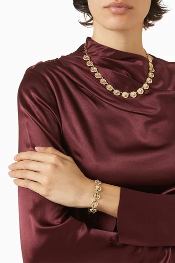 Aurora Dust Necklace in 18kt Gold-plated Metal