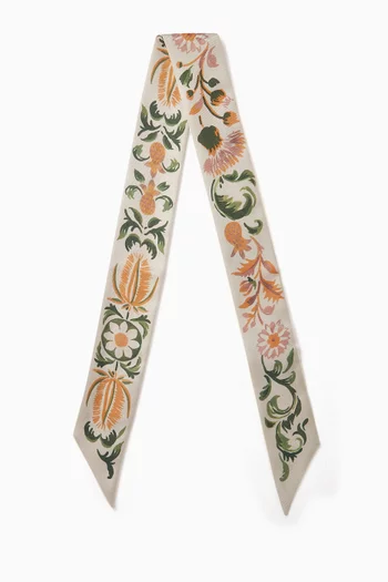 وشاح بنقشة ليليبت حرير تويل