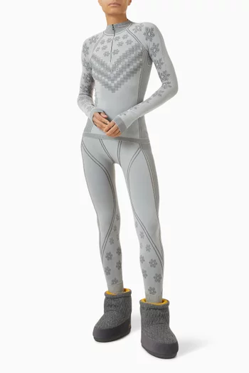 First Layers Half Zip Long Sleeve Top