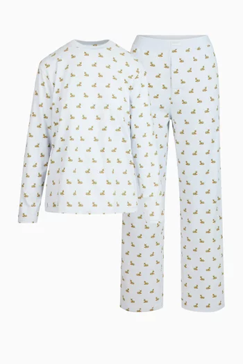 طقم بويفريند تي شيرت وبنطال