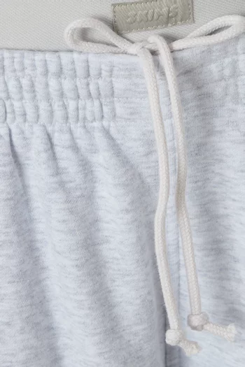 بنطال بوكسر بشعار الماركة بملمس بارز صوف قطني