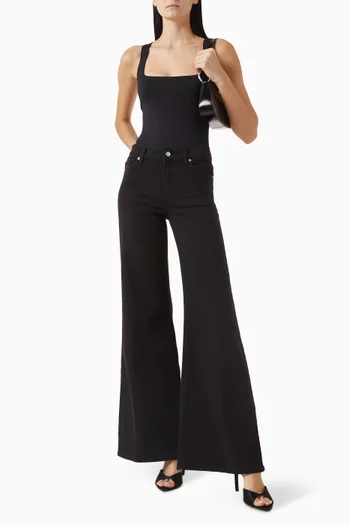 بلوزة بلا أكمام بفتحة رقبة مربعة سموذ لايرز