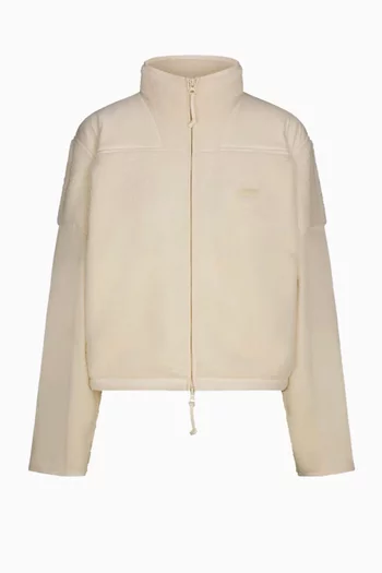 Teddy Boxy Zip-up Jacket