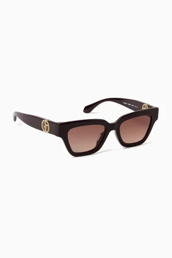 Cat-eye Sunglasses in Acetate