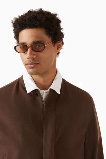 Irregular Frame Sunglasses in Acetate