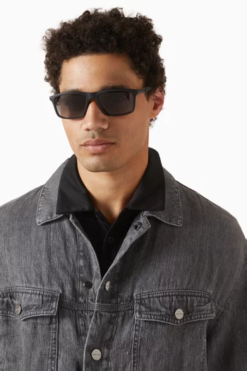 D-frame Sunglasses in Acetate