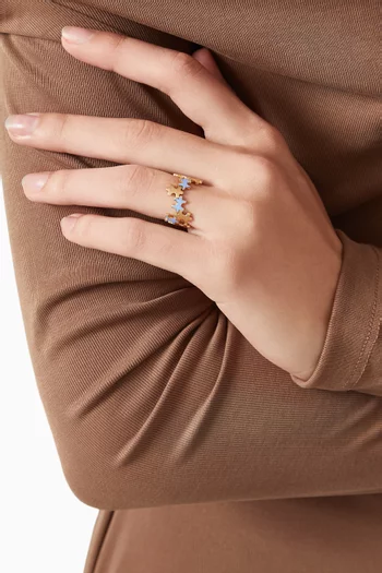 Geometric Ring in 18kt Gold