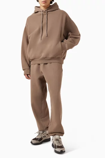 كنزة بغطاء رأس ورباط تضييق صوف قطني