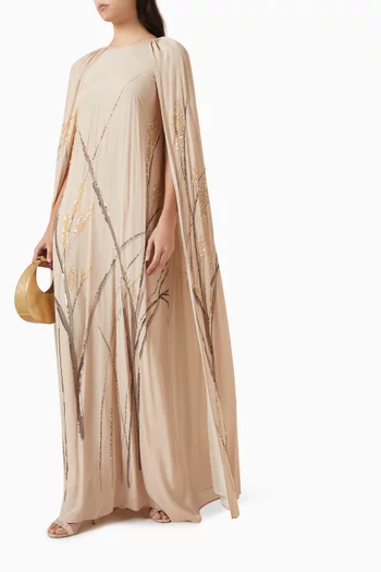 فستان ميني مزين بتطريزات