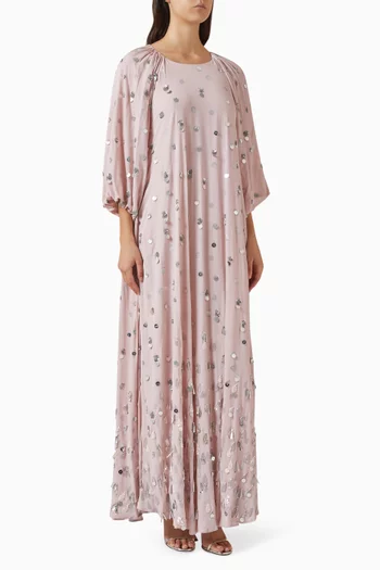 طقم فستان وكاب فريدا كريب