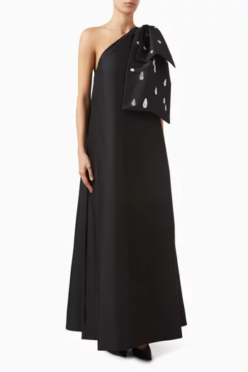 Winnie Crystal-embellished Dress in Taffeta