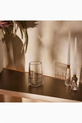 Small Graphik Vase in Crystal