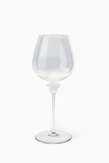 كأس لوميير بساق طويلة ونقشة رأس ميدوسا