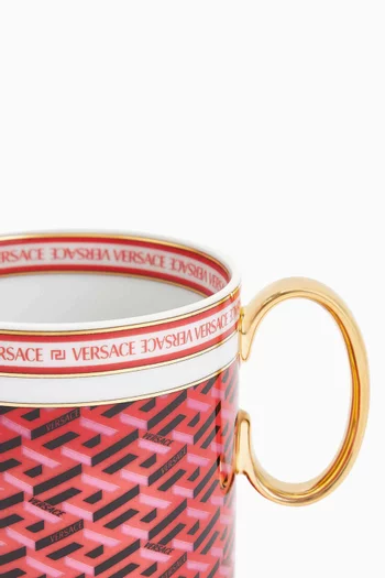 كوب بنقشة زخارف يونانية بورسلين