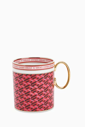 كوب بنقشة زخارف يونانية بورسلين