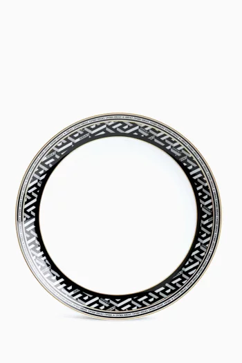 طبق حلويات بنقشة زخارف يونانية بورسلين