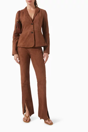 جاكيت بصف أزرار واحد شمواه