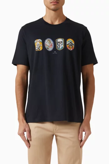 Logo-print T-shirt in Cotton