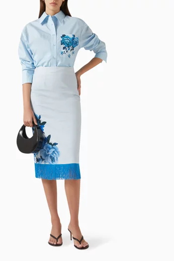 Buddy Oversized Shirt in Cotton Poplin